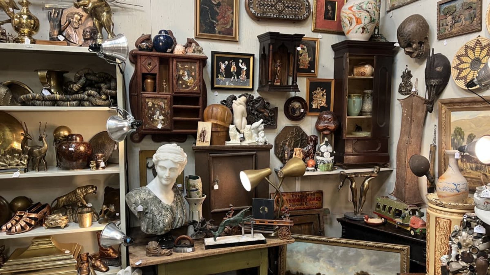 Blick ins Geschäft: halb Wunderkammer, halb MuseumStefanie Unbehauen Blick ins Geschäft: halb Wunderkammer, halb MuseumStefanie Unbehauen