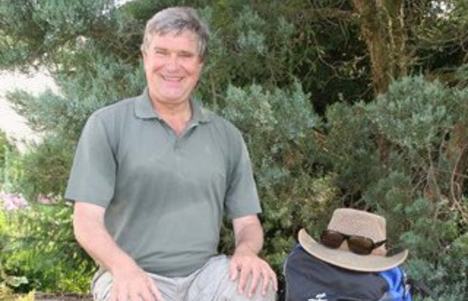 Will 2700 Kilometer wandern: Rainer Schumacher aus Aurich. Foto: Bögel