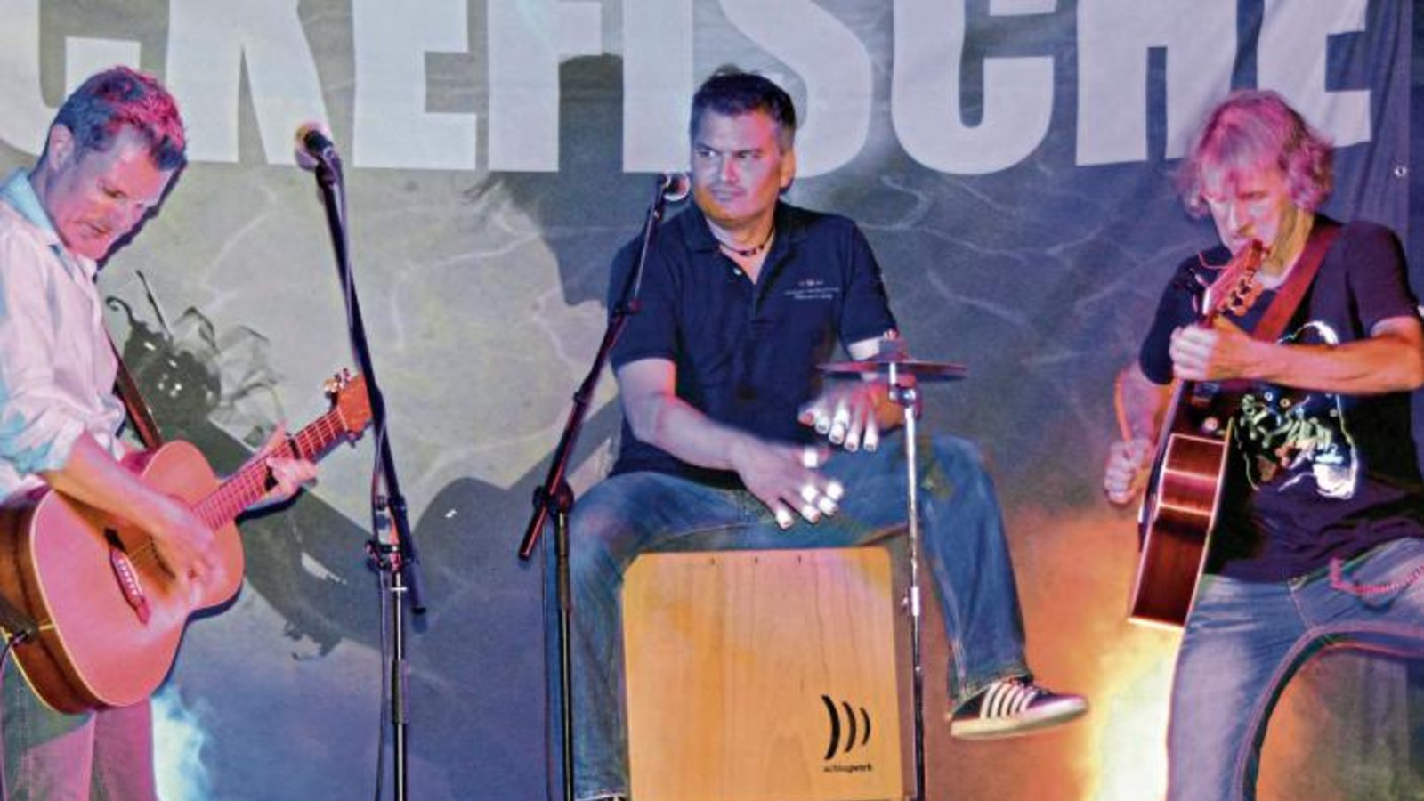 An der Metter war die Band Dicke Fische zu Gast. Foto: Stahlfeld An der Metter war die Band Dicke Fische zu Gast. Foto: Stahlfeld