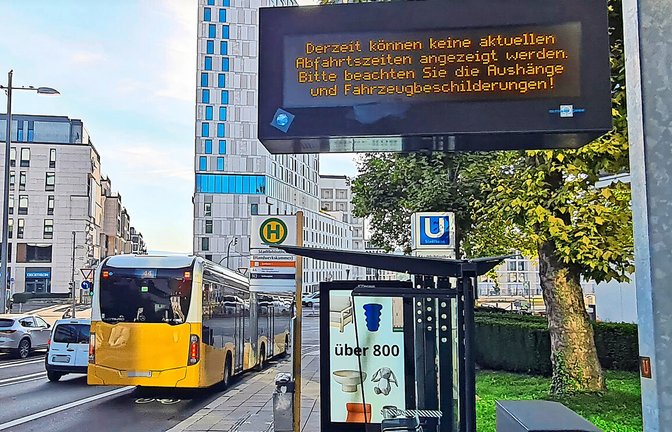 Der 44er ist weg, und wann der nächste fährt, ist unklar.<span class='image-autor'>Foto: Sebastian Steegmüller</span>