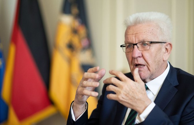 Ministerpräsident Winfried Kretschmann (Grüne) macht Bürokratieabbau zur Chefsache.<span class='image-autor'>Foto: dpa/Marijan Murat</span>