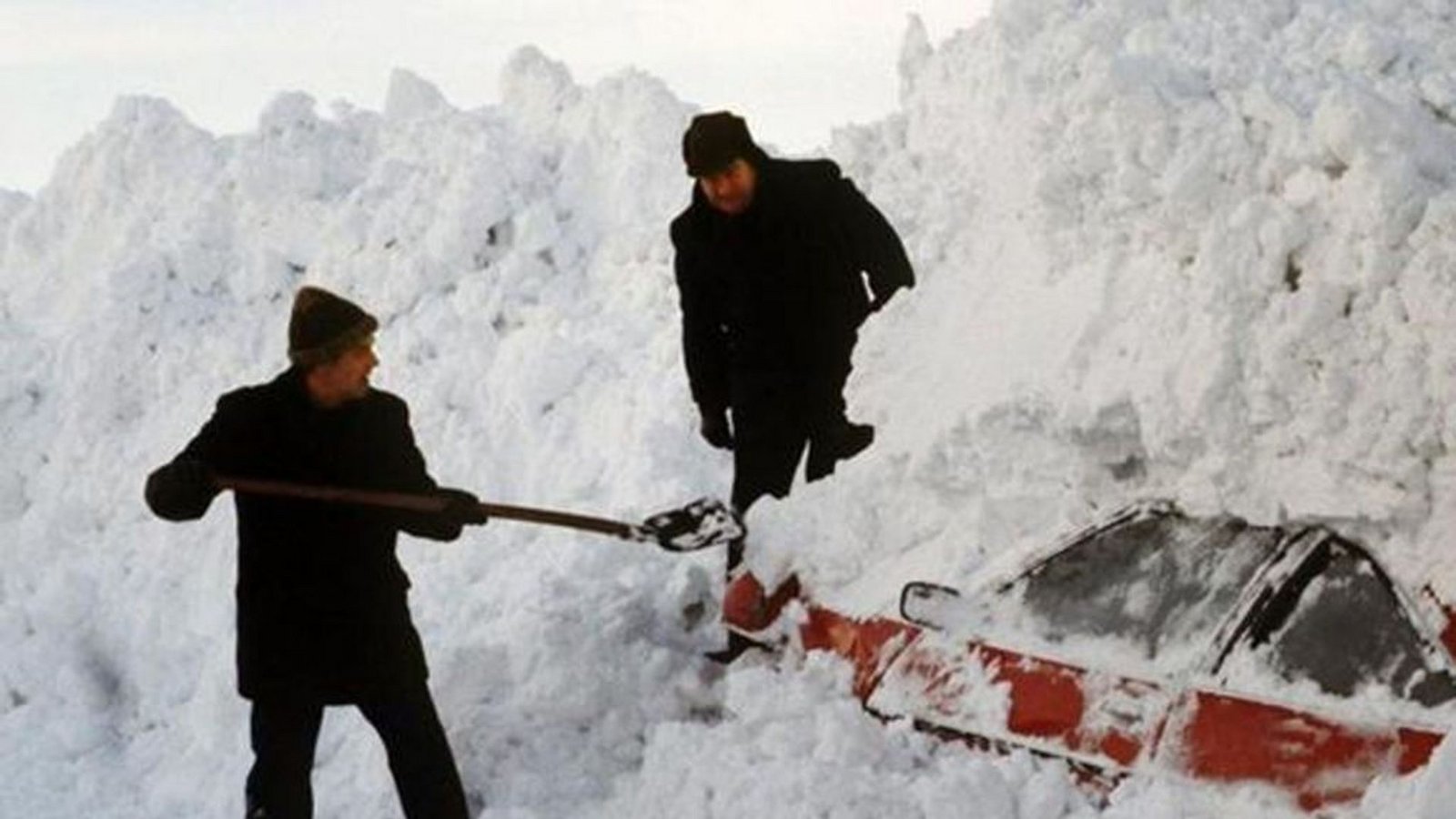 Neuschnee und kein Ende.Foto: dpa