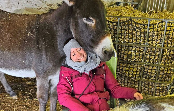 Tamara Krieg genießt die Zeit im Stall.<span class='image-autor'>Foto: Sira Huwiler-Flamm</span>