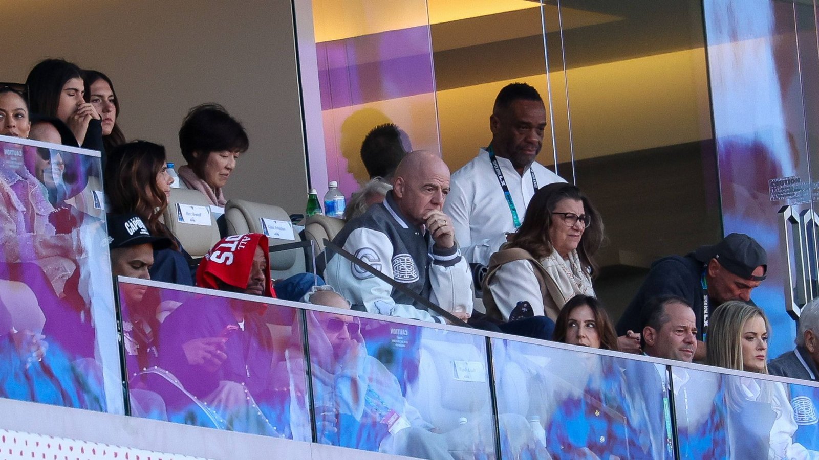 Fifa-Boss Gianni Infantino auf der Tribüne.Foto: IMAGO/kolbert-press