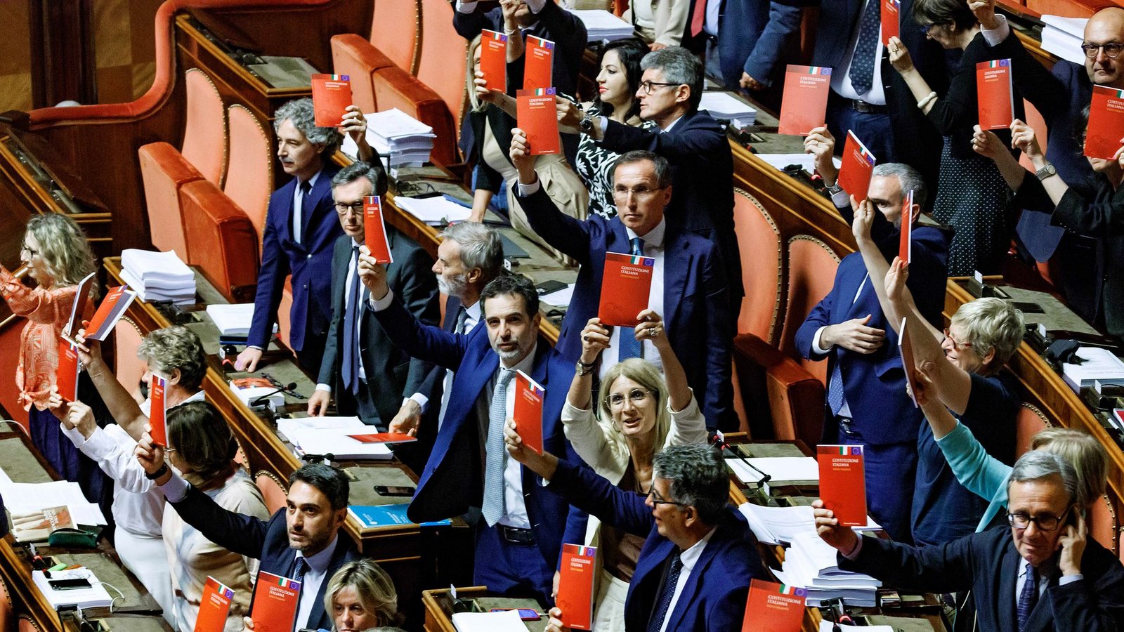 Der Senat in Rom billigte das neue KI-Rahmengesetz mit großer Mehrheit. (Archivbild)Foto: Roberto Monaldo/LaPresse via ZUMA Press/dpa