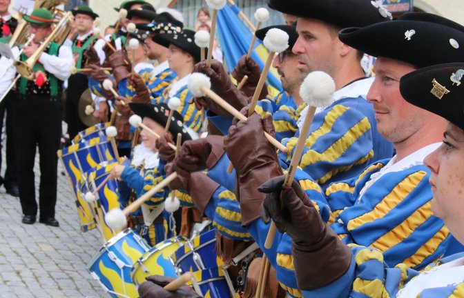 Trommelwirbel zum Musikfest.