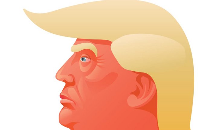 Kennen Sie diesen Haarschnitt? Ja klar, es ist die berühmte curry-orangefarbene Tolle von US-Präsident Donald Trump.<span class='image-autor'>Imago/Dreamstime</span>