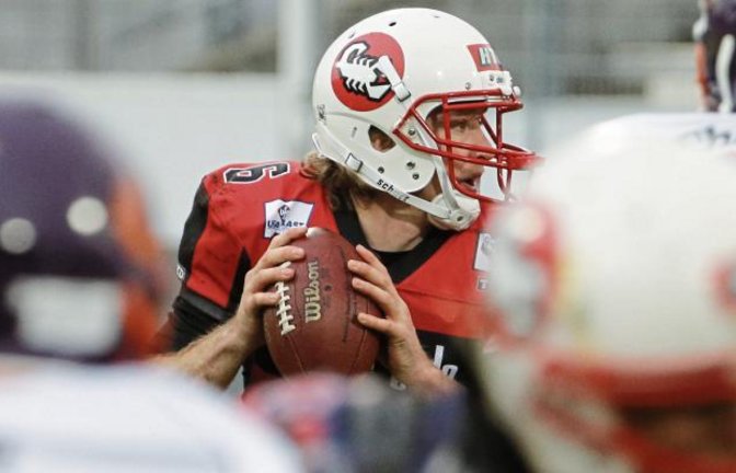 Wird Quarterback Conner Sullivan im Saisonendspurt abgelöst? Foto: Baumann