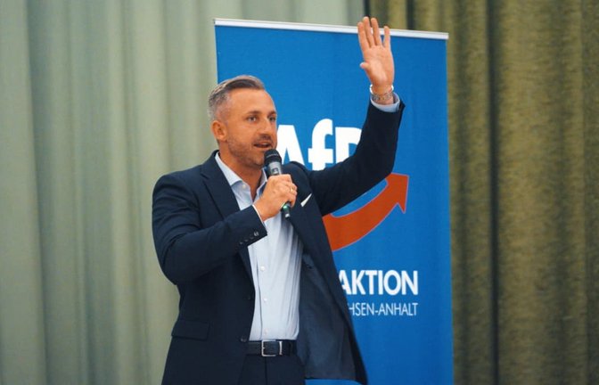 Ulrich Siegmund (AfD) liegt in Umfragen vorn – Ministerpräsident ist er aber noch lange nicht.<span class='image-autor'>Q. C. Lotze/MDR Mitteldeutscher Rundfunk/obs/dpa</span>