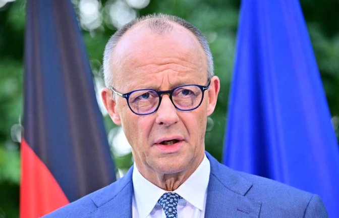 Bundeskanzler Merz verkündet Veränderungen im Bundeskabinett.<span class='image-autor'>Sebastian Gollnow/dpa</span>
