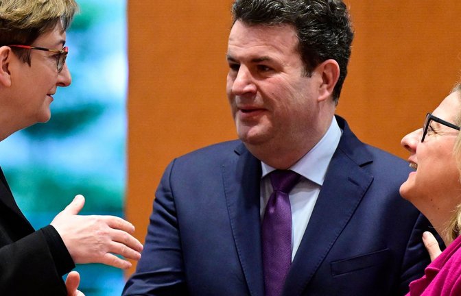 Arbeitsminister Hubertus Heil (SPD) will Job-Verweigerer schärfer sanktionieren (Archivfoto).<span class='image-autor'>Foto: AFP/JOHN MACDOUGALL</span>