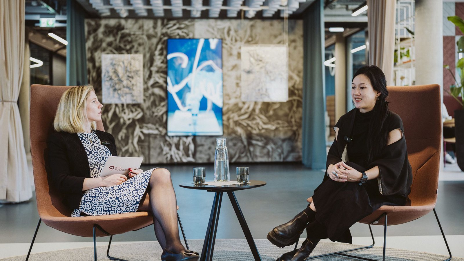 Für Künstlerin Sougwen Chung schließen sich Kunst und KI nicht voneinander aus.Foto: Nico Kurth Für Künstlerin Sougwen Chung schließen sich Kunst und KI nicht voneinander aus.Foto: Nico Kurth