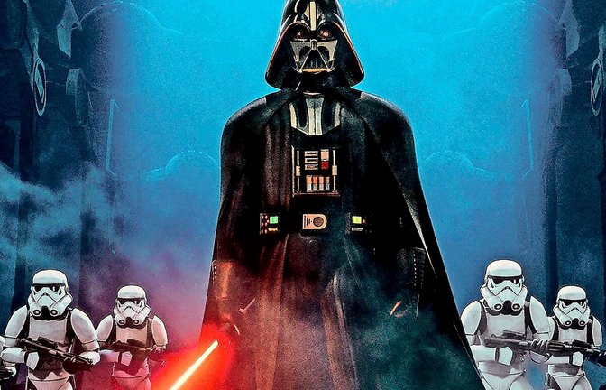 Gibt der Bosheit ein Gesicht: Schurke Darth Vader<span class='image-autor'>Foto: mauritius images / Alamy / A.F. ARCHIVE</span>