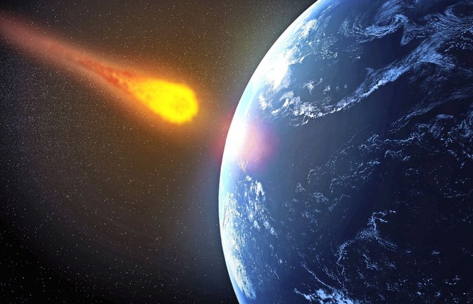 Trost in schwierigen Zeiten: Ein Asteroid wird uns vorerst nicht treffen.<span class='image-autor'>Foto: imago/Science Photo Library</span>