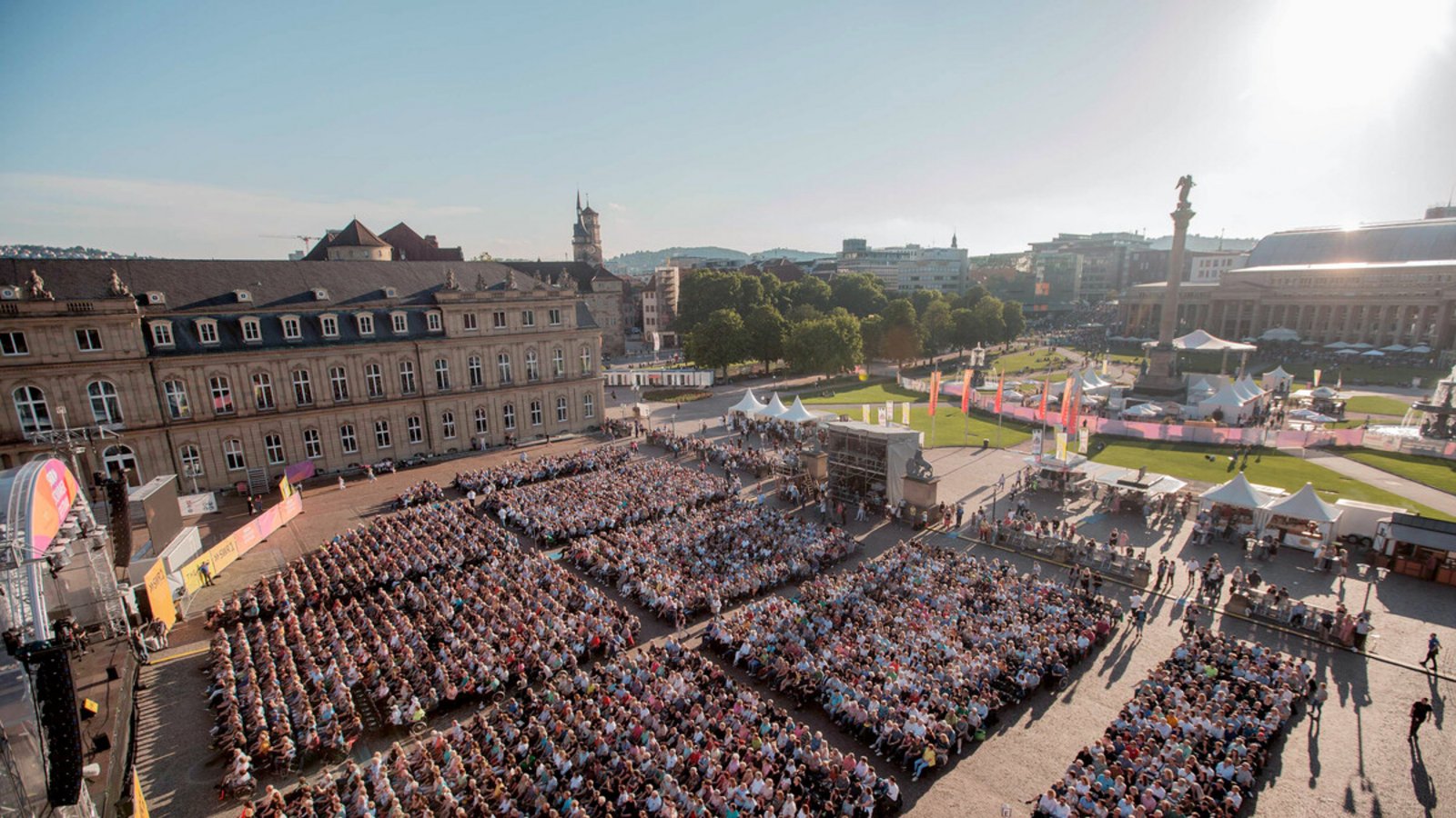 Das SWR-Sommerfestival auf dem Schlossplatz findet künftig nur noch alle zwei Jahre statt.Foto: SWR/Markus Palmer Das SWR-Sommerfestival auf dem Schlossplatz findet künftig nur noch alle zwei Jahre statt.Foto: SWR/Markus Palmer