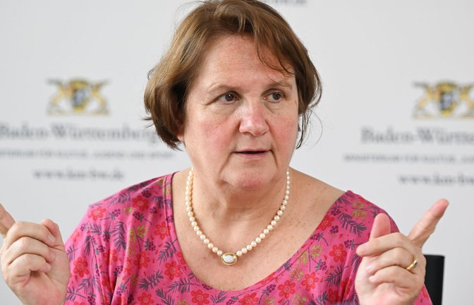 Aktuell ist Theresa Schopper  die einzige grüne Kultusministerin in Deutschland.<span class='image-autor'>Foto: Bernd Weißbrod/dpa</span>