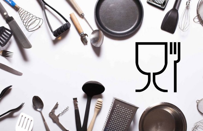 Auf vielen Küchenutensilien findet sich ein Glas- und Gabel-Symbol. Erfahren Sie hier, was das Symbol bedeutet und warum es nicht immer zu finden ist.<span class='image-autor'>Foto: Koblizeek / PhotoStockPhoto / Shutterstock.com</span>