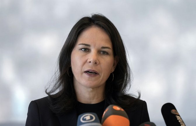 Die Bundesaußenministerin kann ihre Termine auf der UN-Klimakonferenz nicht wahrnehmen. (Archivbild)<span class='image-autor'>Foto: dpa/Bilal Hussein</span>