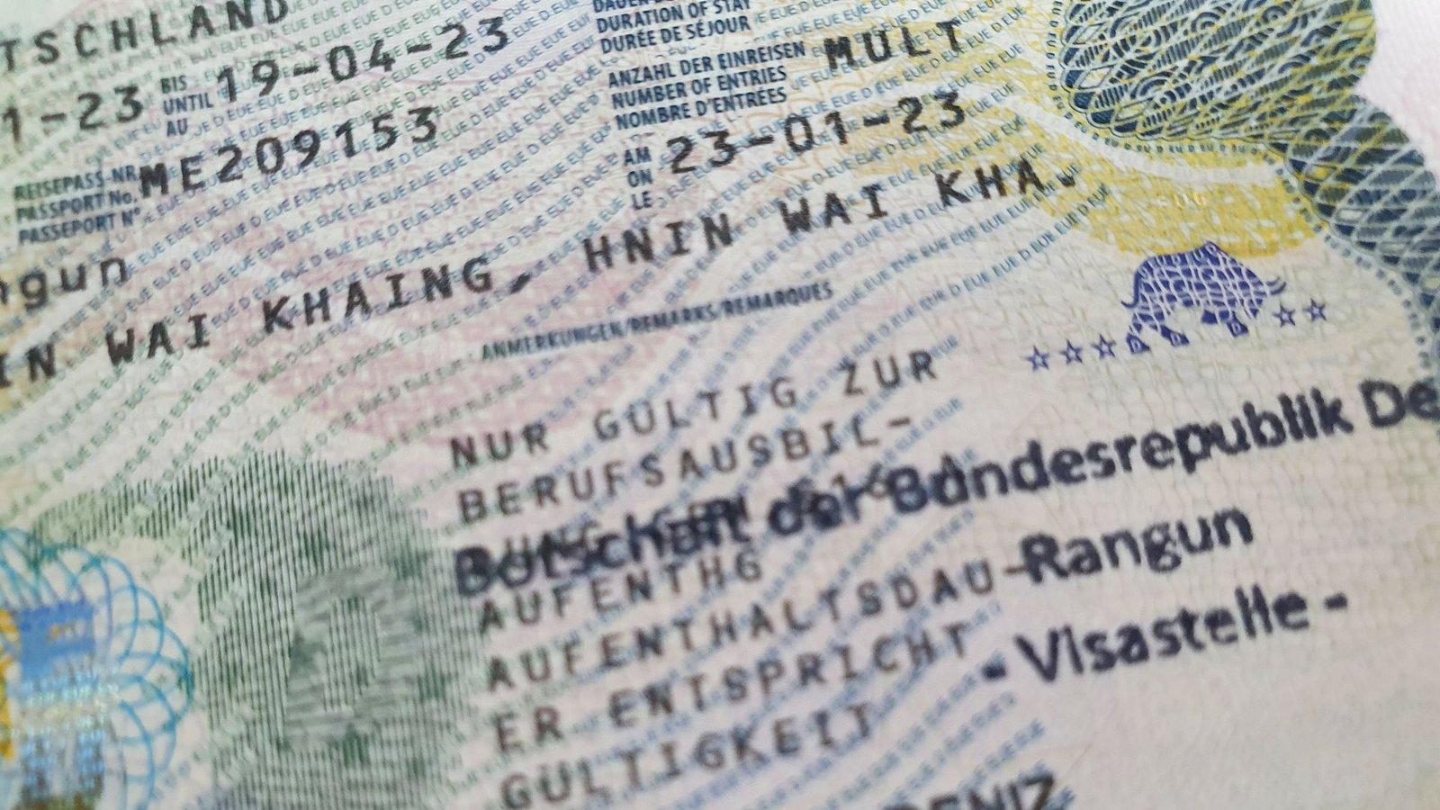Das Visum sagt eigentlich alles.Foto: red/Wein Das Visum sagt eigentlich alles.Foto: red/Wein