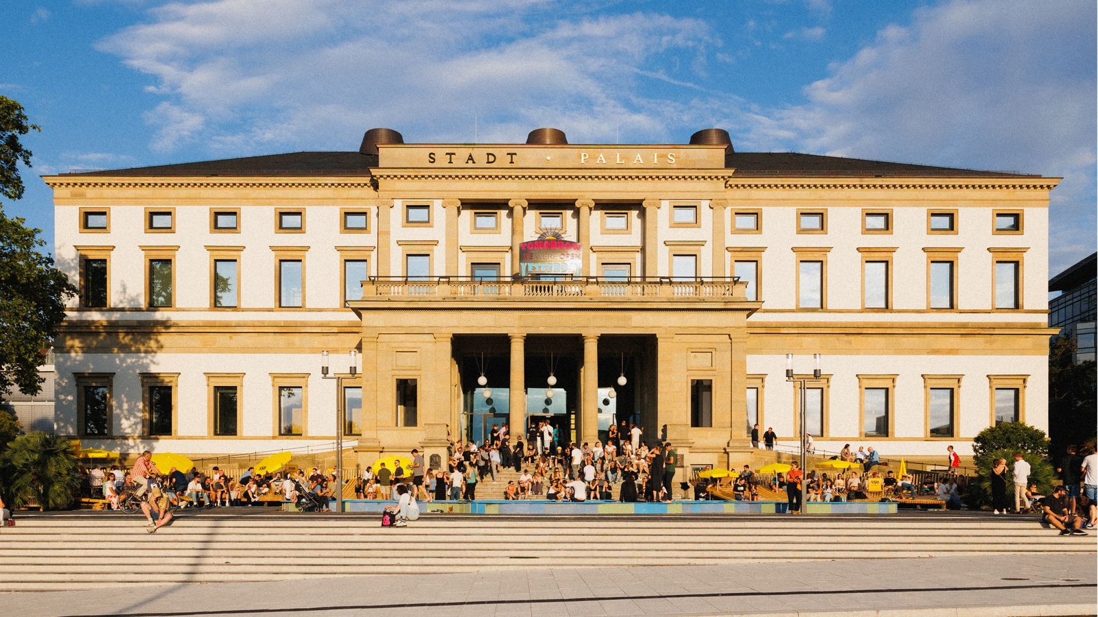 Das Stadtpalais Stuttgart in der AbendsonneFoto: Stadtpalais/Luna Kloess