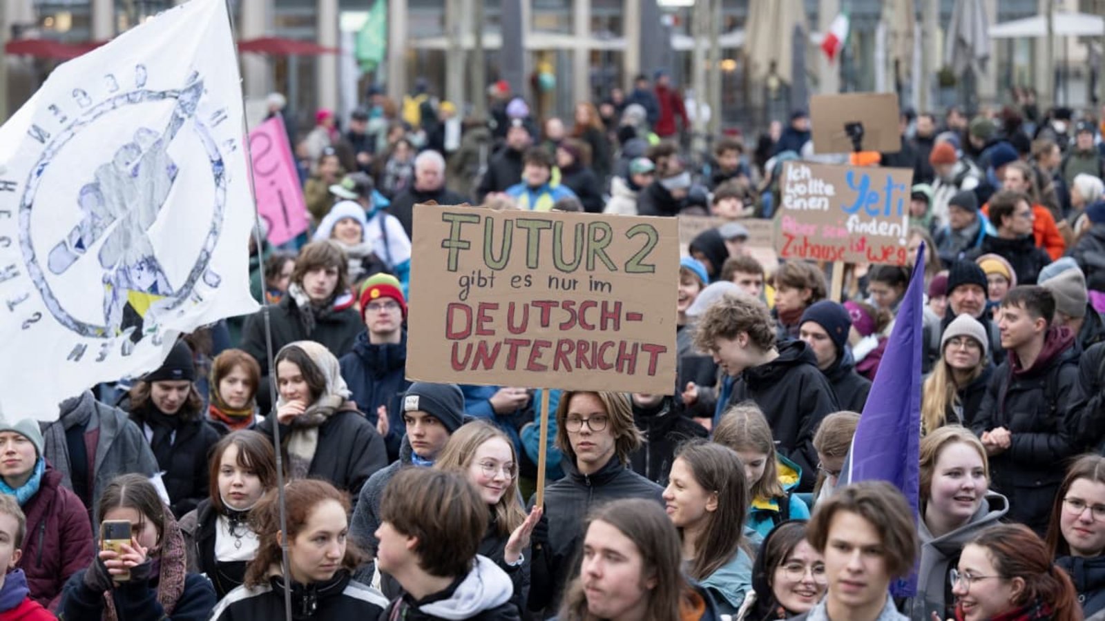 Entsteht nach den Fridays for Future eine neue Protestbewegung junger Menschen?<span class='image-autor'>Sebastian Kahnert/dpa</span>
