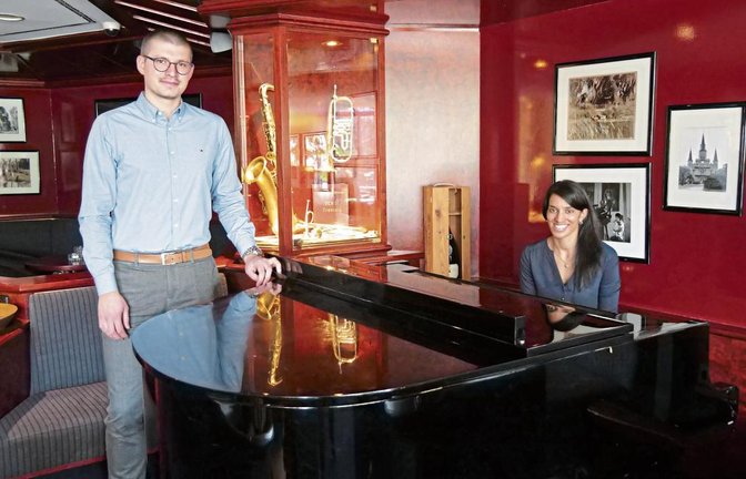 Isabel Württemberger und Matthias Müller sowie Lukas Neukam (nicht im Bild) haben das Online-Festival „Coko“ in nur zwei Wochen aus der Taufe gehoben.  Foto: Friedrich