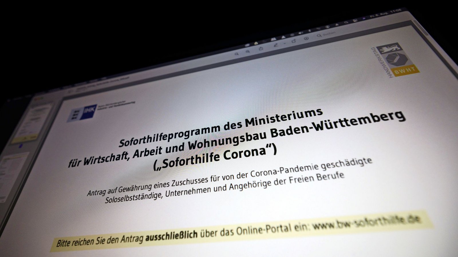 Nach dem Ende der Coronapandemie wird nun über die Rückzahlungen von Coronahilfen gestritten.Foto: Gottfried Stoppel/Gottfried Stoppel
