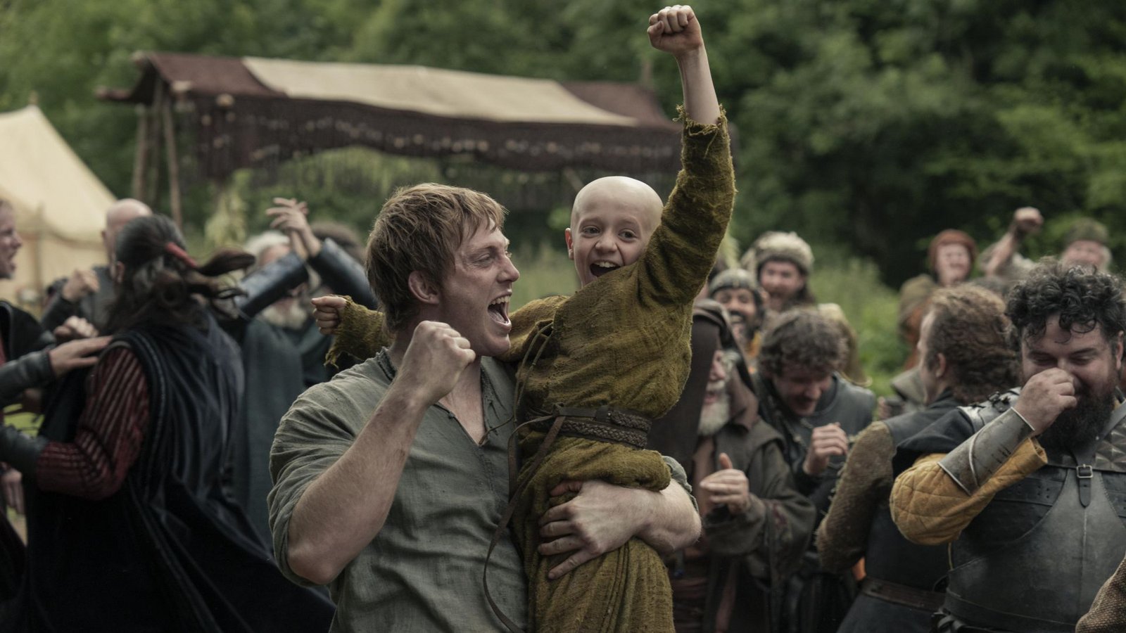 Peter Claffey als Ser Duncan und Dexter Sol Ansell als Egg in „A Knight of the Seven Kingdoms“Foto: HBO / Steffan Hill