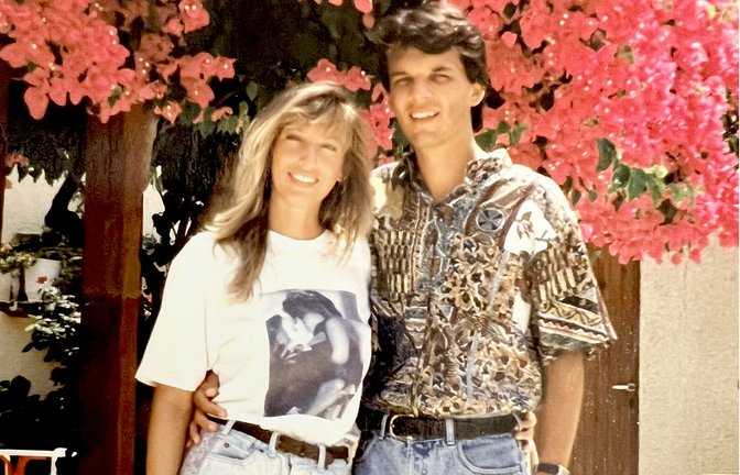 Gaby und Thorsten in der ersten Zeit, als sie sich kennengelernt haben, Mitte der 80er Jahre<span class='image-autor'>Foto: privat/Rohrscheidt</span>