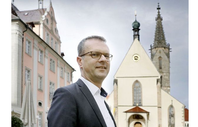 Der Rottenburger Oberbürgermeister Stephan Neher (CDU) sieht seine Stadt bei der Flüchtlingsunterbringung noch nicht an der Belastungsgrenze.<span class='image-autor'>Foto: Horst Haas</span>