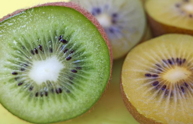 Die gelbe Kiwi ist beliebt: Sie wird  aus Neuseeland in über 54 Länder exportiert.<span class='image-autor'>Foto: IMAGO/Pond5 Images/IMAGO/xwolfbornindiarts244x</span>