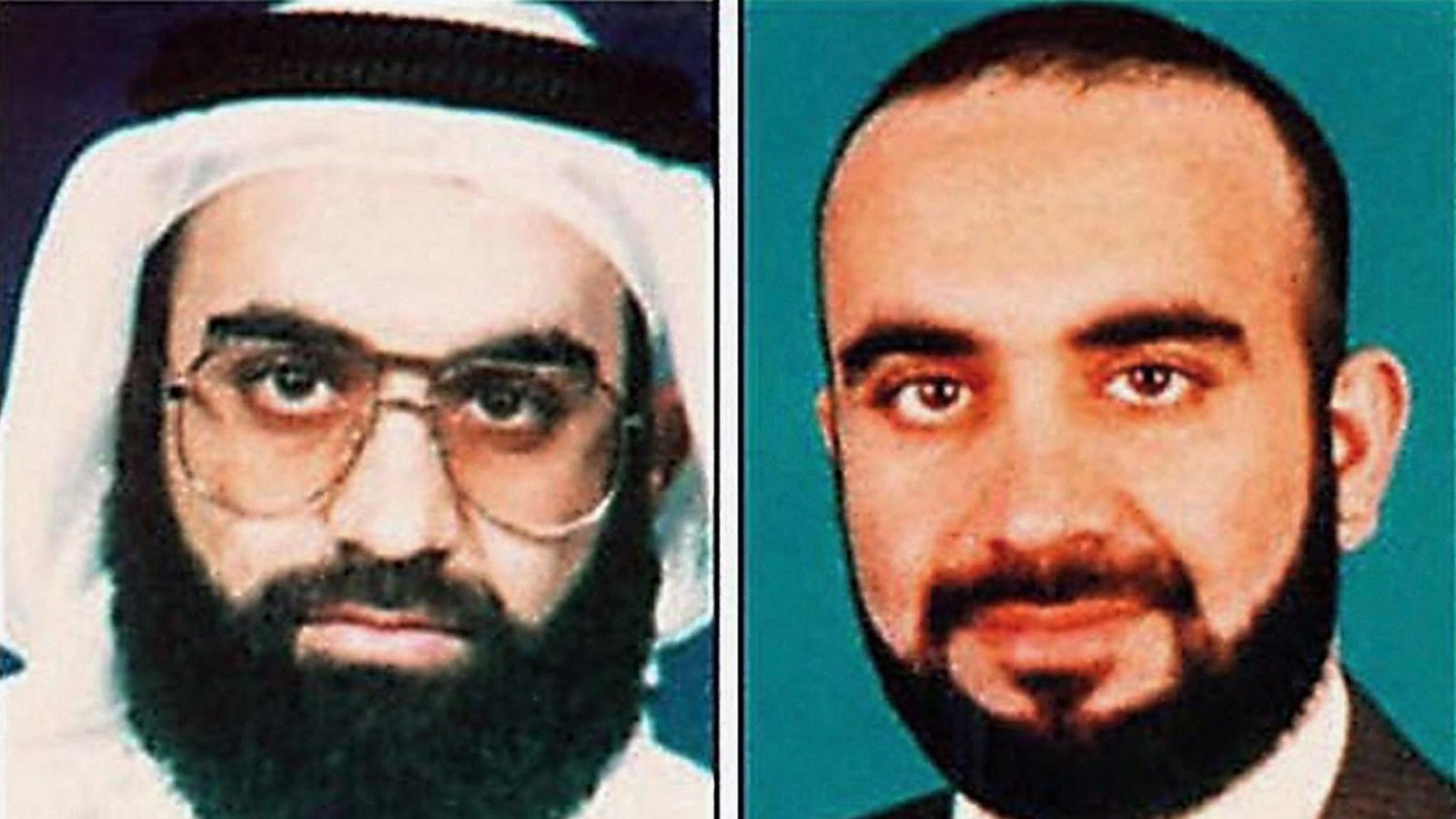 Der mutmaßliche Drahtzieher der Anschläge des 11. September 2001 in den USA: Chalid Scheich Mohammed auf einem FBI-FahndungsfotoFoto: AFP/HANDOUT Der mutmaßliche Drahtzieher der Anschläge des 11. September 2001 in den USA: Chalid Scheich Mohammed auf einem FBI-FahndungsfotoFoto: AFP/HANDOUT