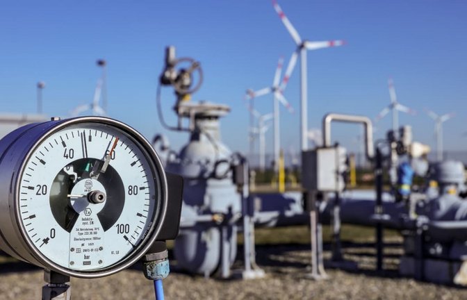 Gasspeicher in Sachsen-Anhalt: Aktuell liegen die Füllstände deutlich unter denen vom Vorjahr.<span class='image-autor'>Jan Woitas/dpa</span>