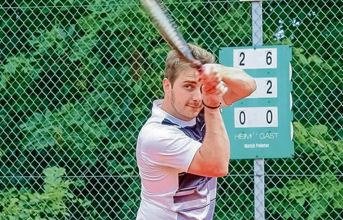 Johannes Wizemann und die TFR Nussdorf verabschieden sich mit einer 2:4-Niederlage gegen den TC Ditzingen II in die Winterpause der Tennis-Bezirksstaffel 1 Gruppe 18. Foto: Simecek