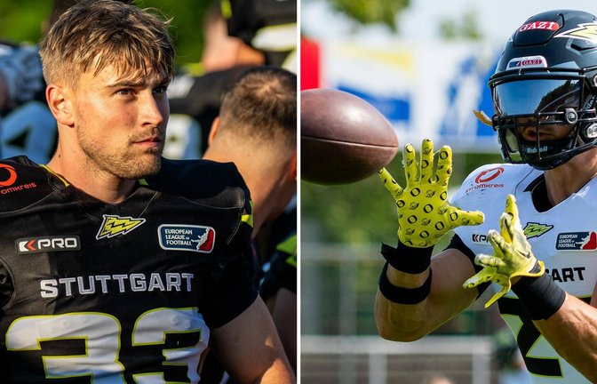 Werden auch in Polen ein starkes Defensiv-Duo bilden: die Stuttgarter Ben Wenzler (li.) und Marko Vidackovic.<span class='image-autor'>Foto: Imago/Beautiful Sports, Eibner</span>