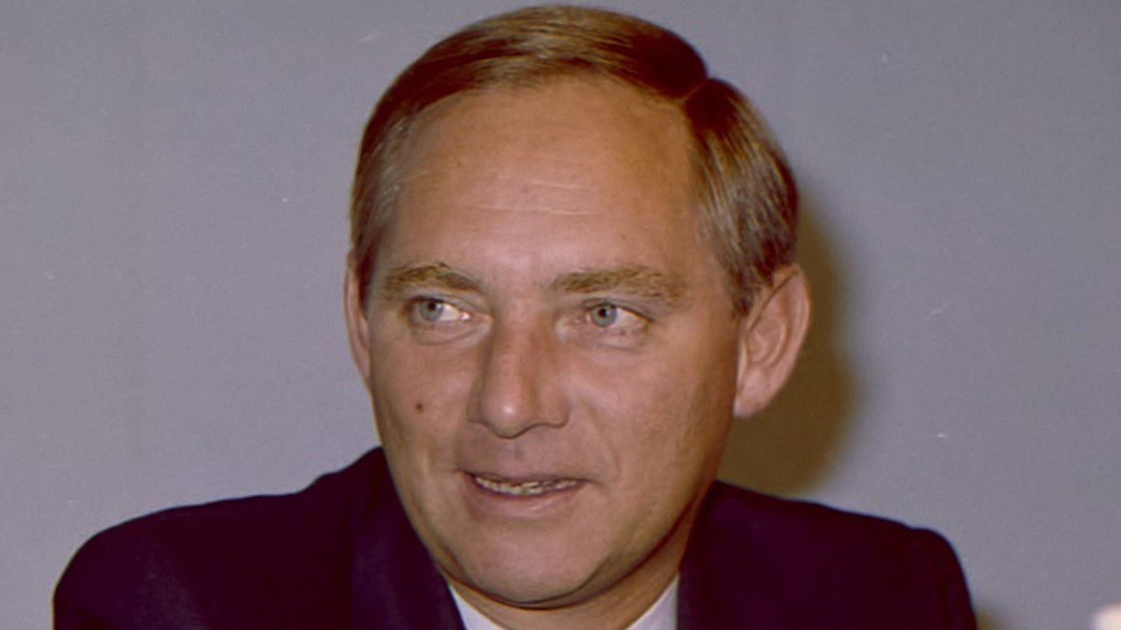 Wolfgang Schäuble 1986, damals war er Bundesminister für besondere Aufgaben und Chef des Bundeskanzleramtes.Foto: Hauptstaatsarchiv Stuttgart/Burghard Hüdig