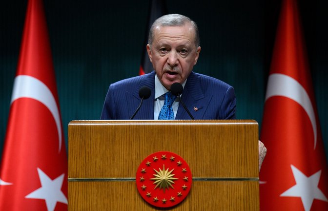 Der türkische Präsident Recep Tayyip Erdogan<span class='image-autor'>Foto: dpa/Bernd von Jutrczenka</span>
