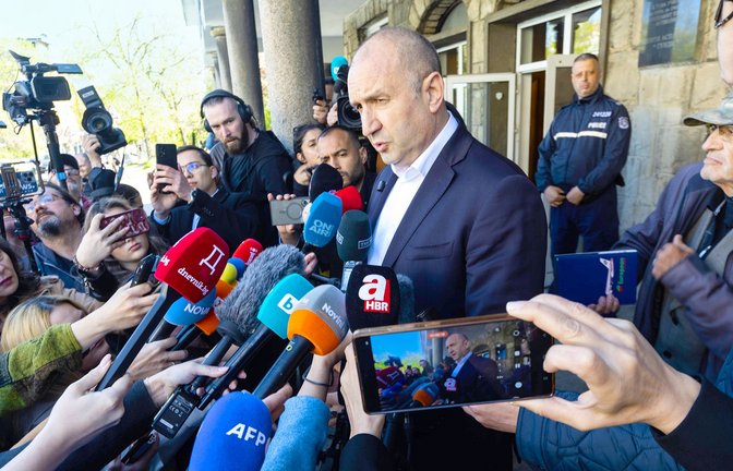 Der selbsterklärte Staatserneuer Rumen Radew.<span class='image-autor'>Foto: IMAGO/Anadolu Agency</span>