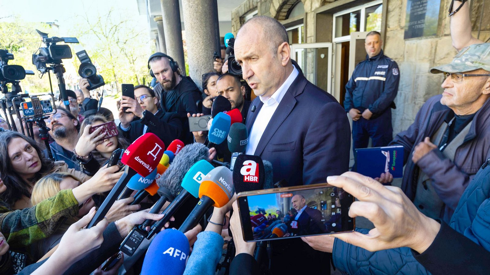 Der selbsterklärte Staatserneuer Rumen Radew.Foto: IMAGO/Anadolu Agency