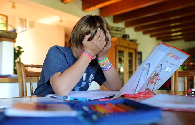 Hausaufgaben können manchen Schüler zur Verzweiflung bringen. Ist damit bald Schluss?<span class='image-autor'>Foto: dpa/Julian Stratenschulte</span>