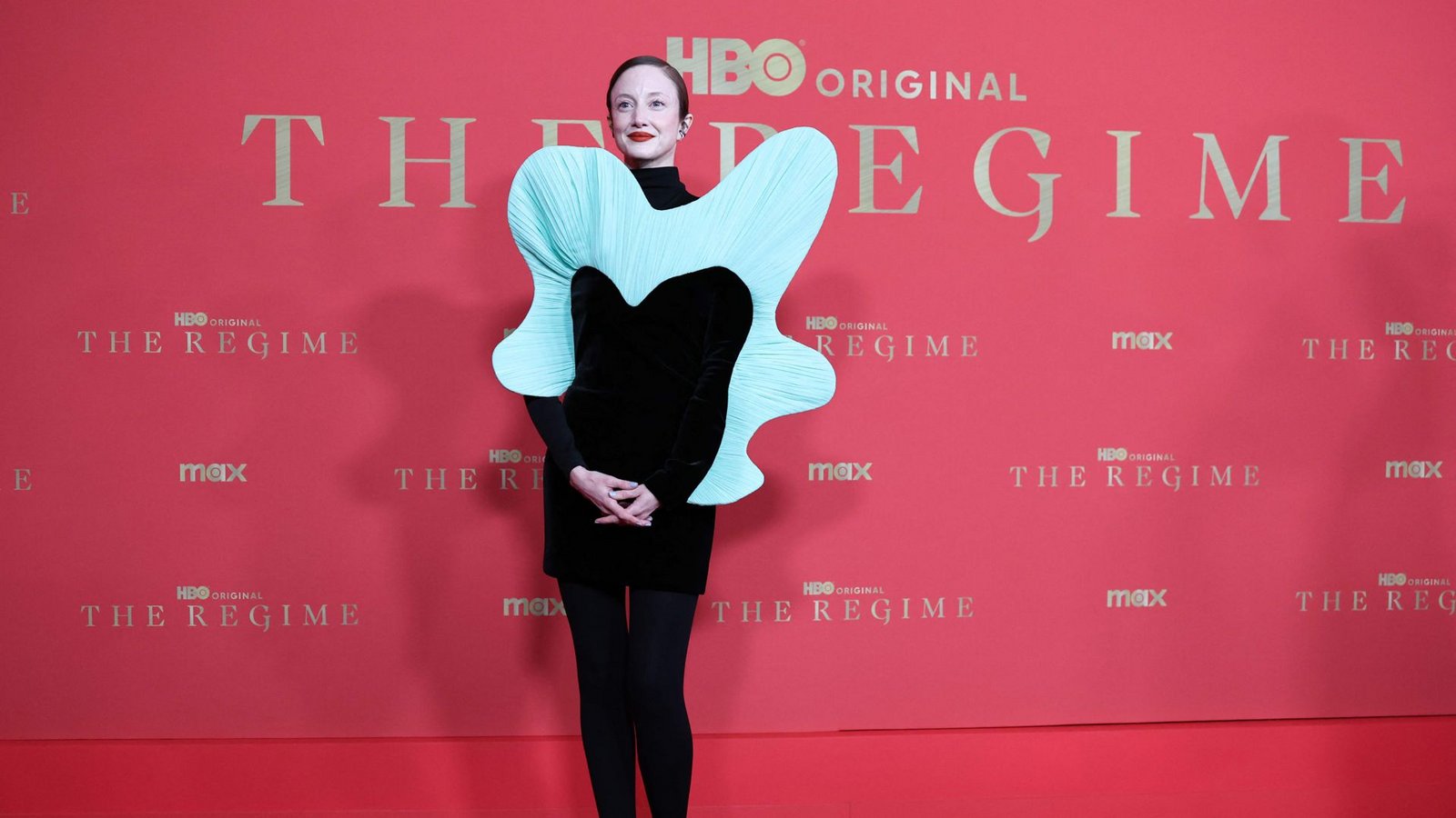 Auch Andrea Riseborough spielt in der Serie mit. Sie war ebenfalls bei der HBO-Premiere im American Museum of Natural History in New York City zu sehen.Foto: AFP/CHARLY TRIBALLEAU