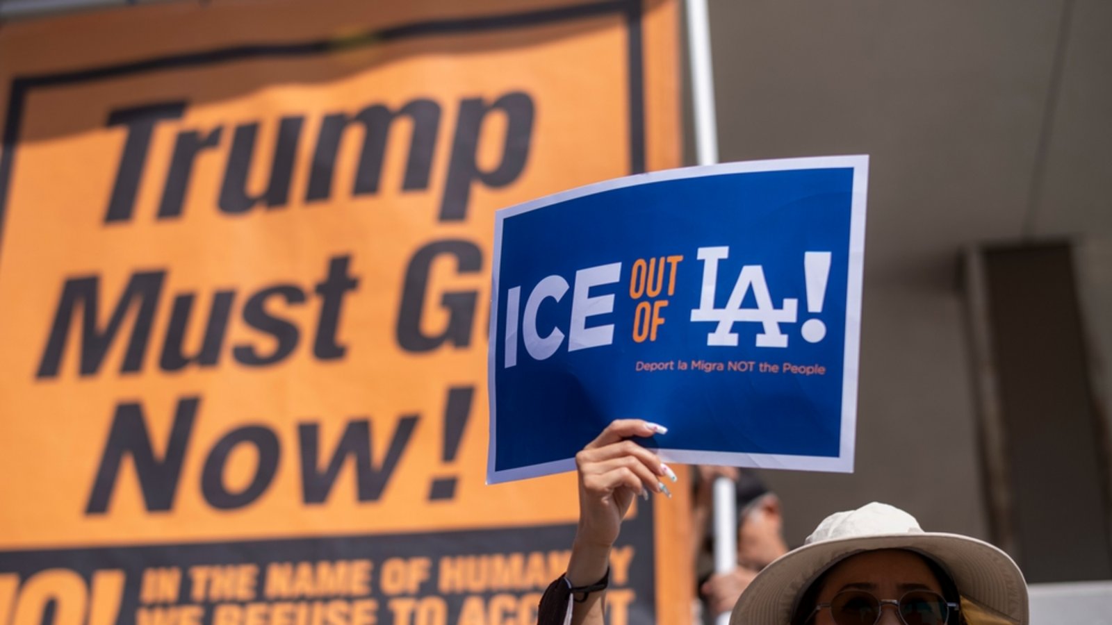 Die Proteste richten sich gegen die ICE und Trump.Foto: Ringo Chiu / shutterstock.com Die Proteste richten sich gegen die ICE und Trump.Foto: Ringo Chiu / shutterstock.com
