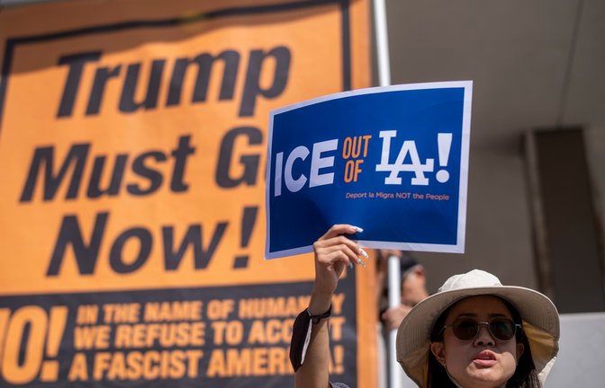 Die Proteste richten sich gegen die ICE und Trump.<span class='image-autor'>Foto: Ringo Chiu / shutterstock.com</span>