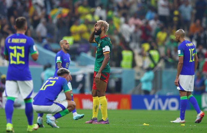 Eric Maxim Choupo-Moting muss das WM-Aus mit Kamerun verkraften.<span class='image-autor'>Foto: dpa/Tom Weller</span>