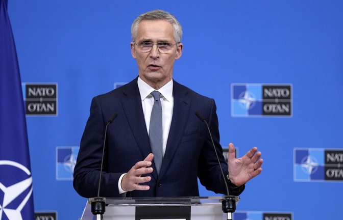 Nato-Generalsekretär Jens Stoltenberg verkündet erhöhte Ausgaben für Verteidigung unter den Nato-Mitgliedsländern. (Archivbild)<span class='image-autor'>Foto: dpa/Virginia Mayo</span>