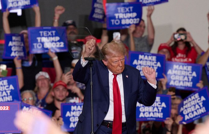 US-Präsidentschaftskandidat Donald Trump.<span class='image-autor'>Foto: AFP/Dustin Franz</span>