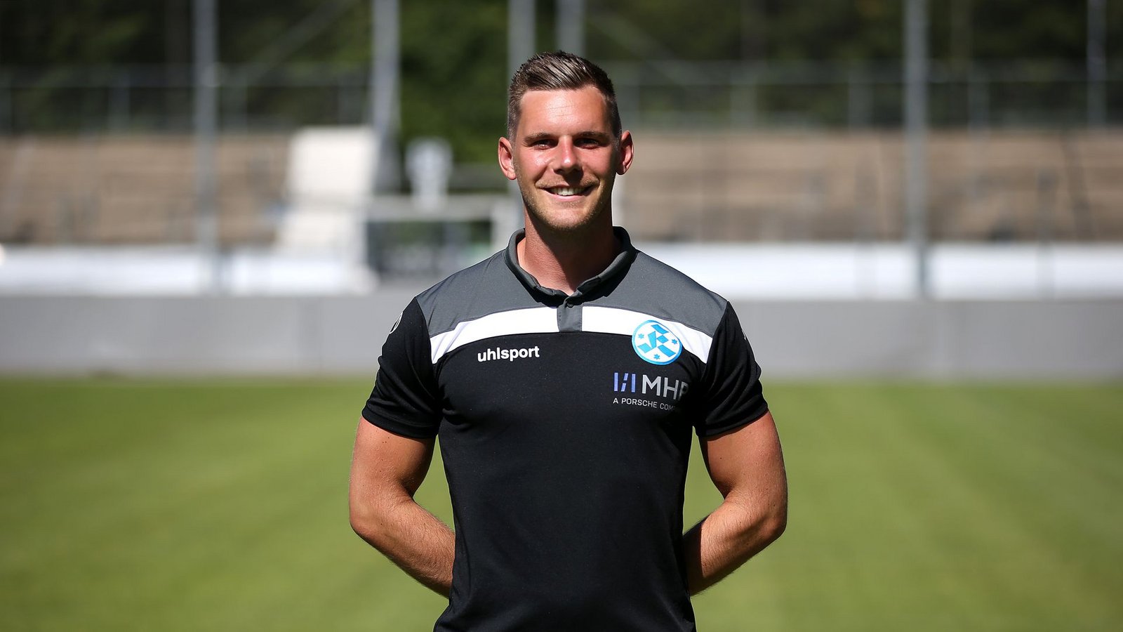 Yannick Dreyer (29) ist Co-Trainer und U-19-Chefcoach in Personalunion.Foto: Pressefoto Baumann/Alexander Keppler