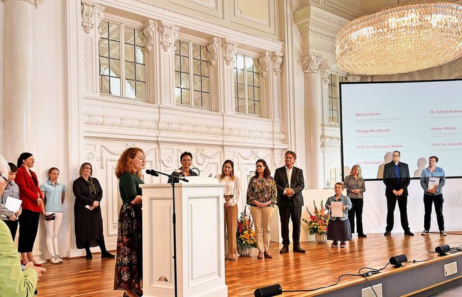Erstmals  wurde der   Engagementpreis #PariEngage vergeben.<span class='image-autor'>Foto: /Paritätischer Wohlfahrtsverband</span>