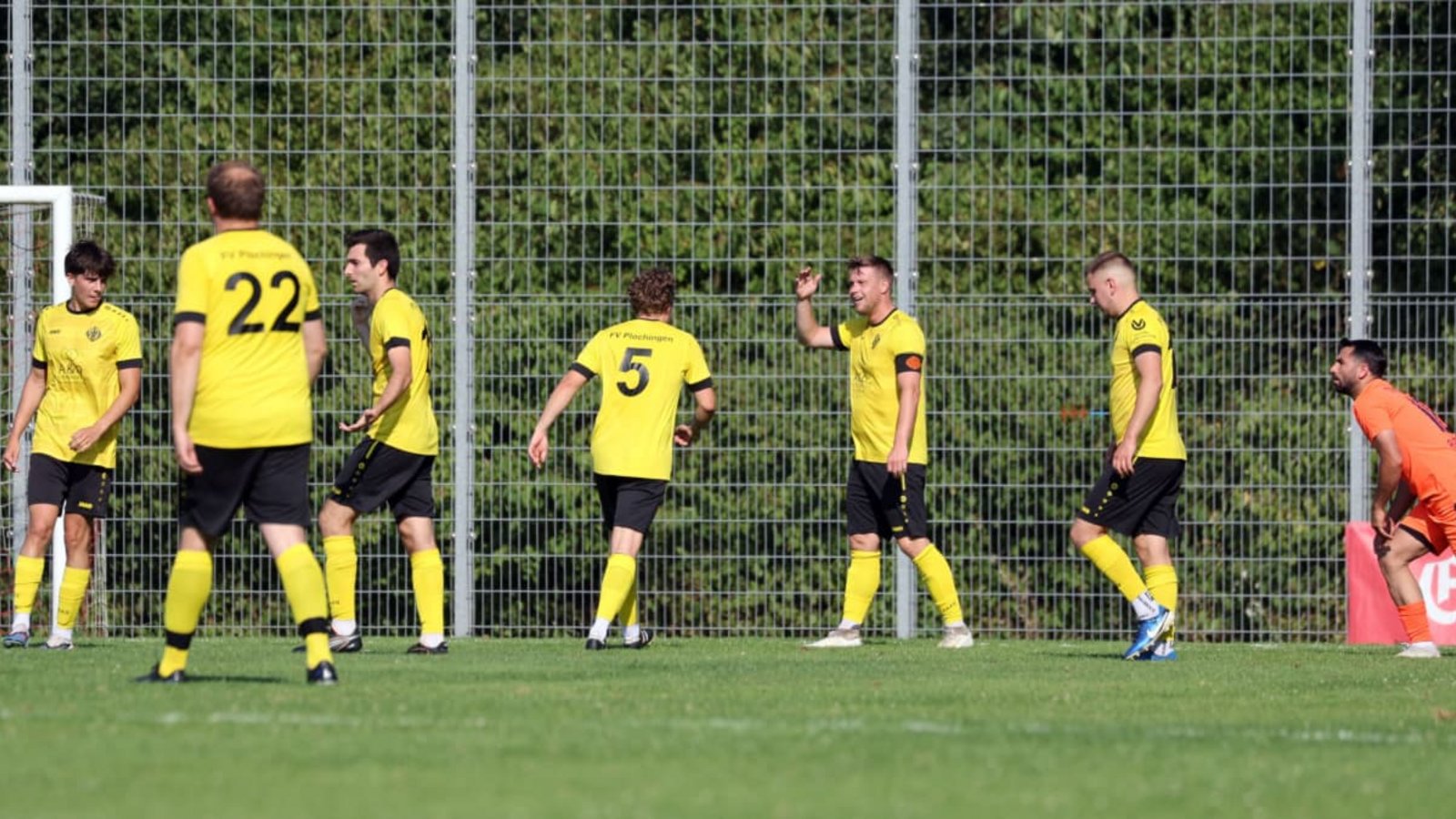 Tor für Plochingen im Spiel gegen den SC Altbach.Robin Rudel Tor für Plochingen im Spiel gegen den SC Altbach.Robin Rudel