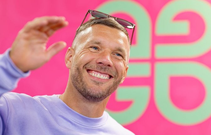 Lukas Podolski ist Mitorganisator des Glücksgefühle-Festivals. (Archivbild)<span class='image-autor'>Uwe Anspach/dpa</span>